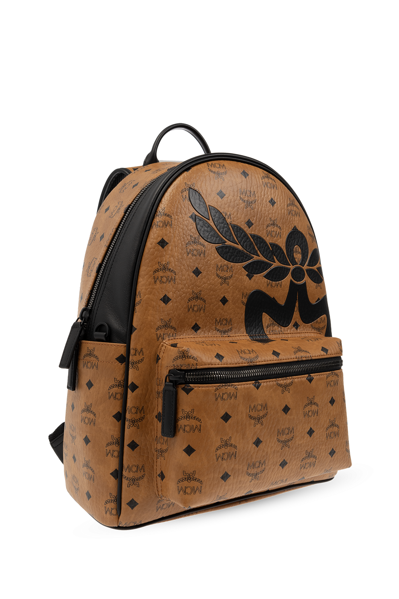 Brown Stark backpack with monogram MCM Vitkac Spain